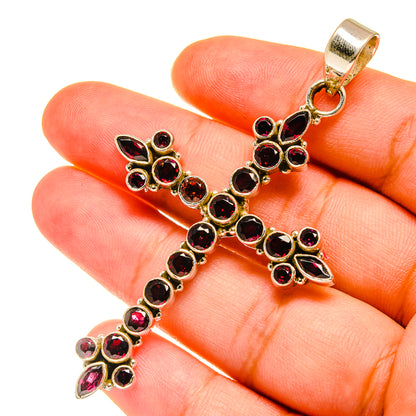 Garnet Pendants handcrafted by Ana Silver Co - PD3597