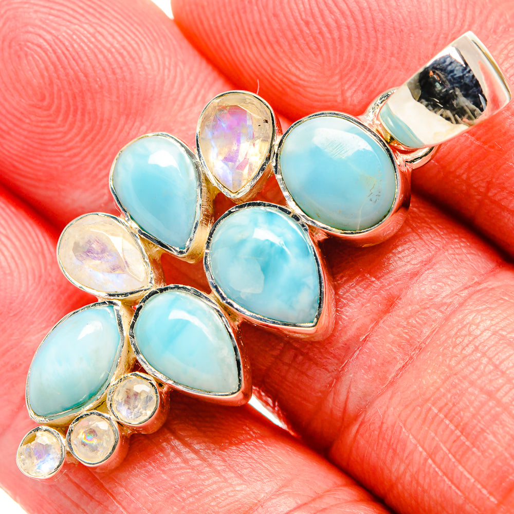 Larimar Pendants handcrafted by Ana Silver Co - PD35972