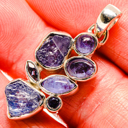 Tanzanite Pendants handcrafted by Ana Silver Co - PD35984