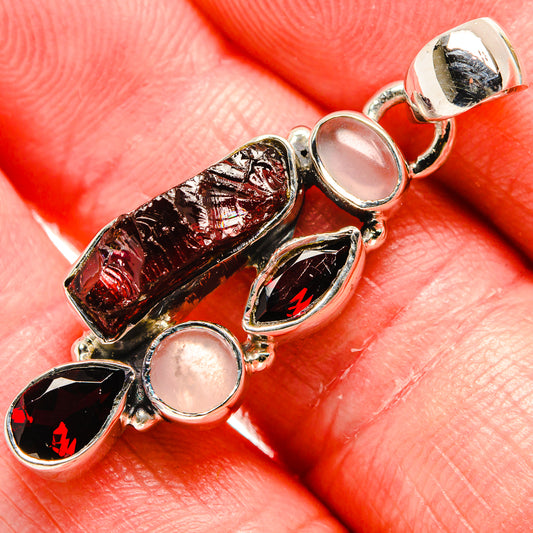 Garnet Pendants handcrafted by Ana Silver Co - PD35998