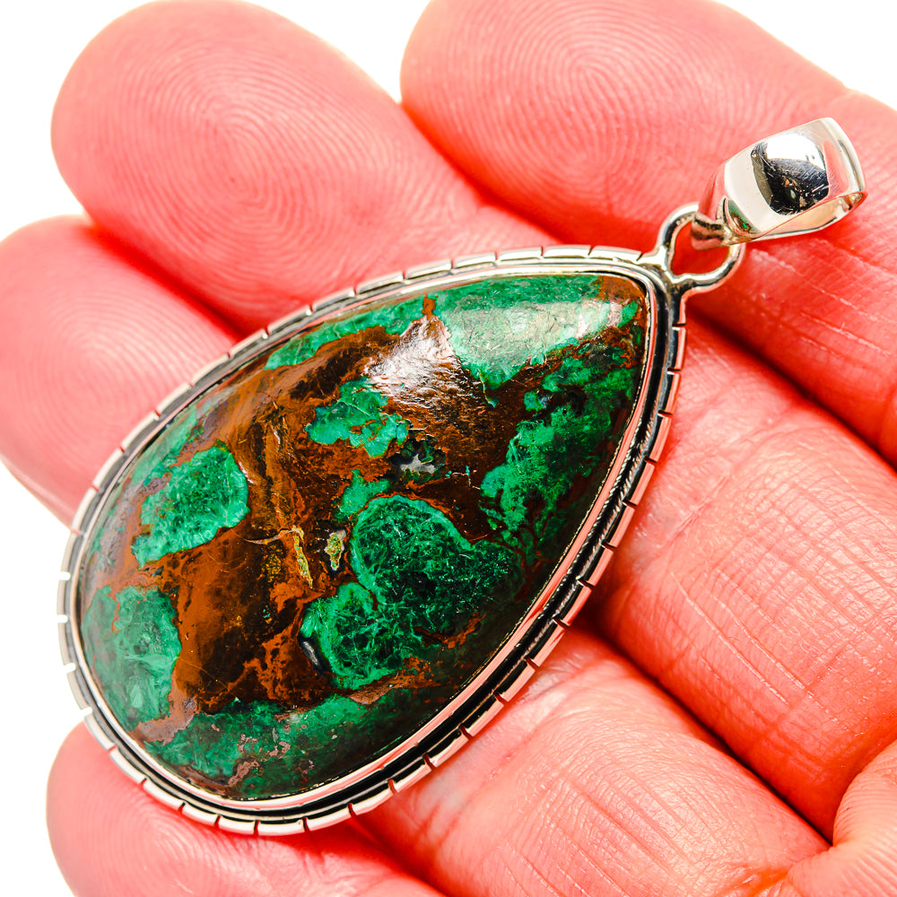 Malachite Pendants handcrafted by Ana Silver Co - PD36001