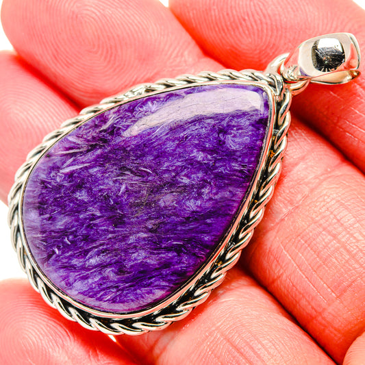 Charoite Pendants handcrafted by Ana Silver Co - PD36003