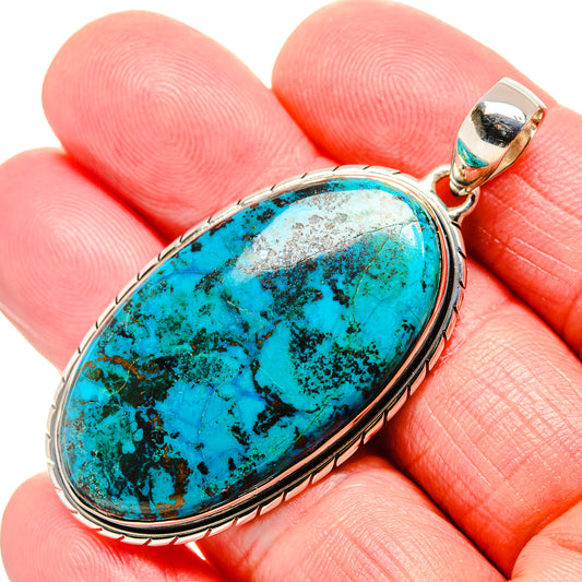 Chrysocolla Pendants handcrafted by Ana Silver Co - PD36004