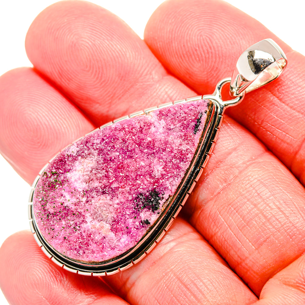 Cobalto Calcite Crystal Pendants handcrafted by Ana Silver Co - PD36005
