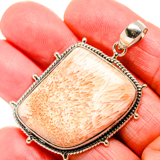Scolecite Pendants handcrafted by Ana Silver Co - PD36008