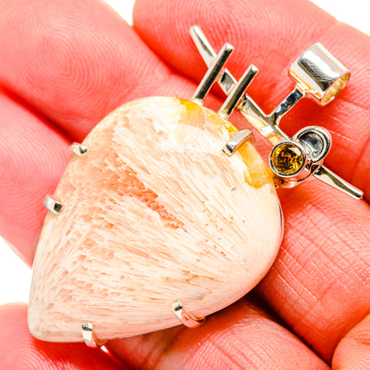 Scolecite Pendants handcrafted by Ana Silver Co - PD36009