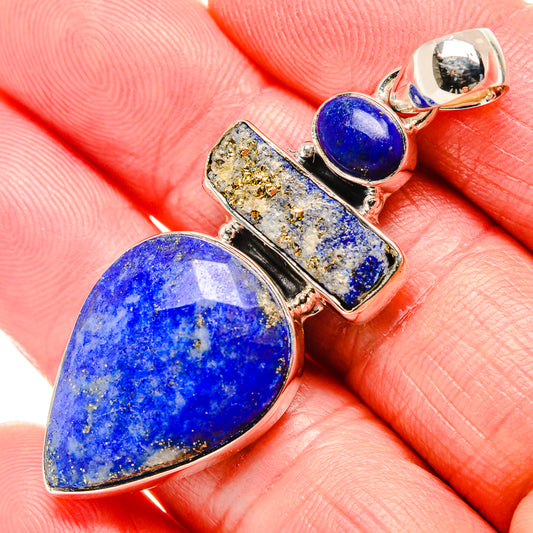 Lapis Lazuli Pendants handcrafted by Ana Silver Co - PD36024