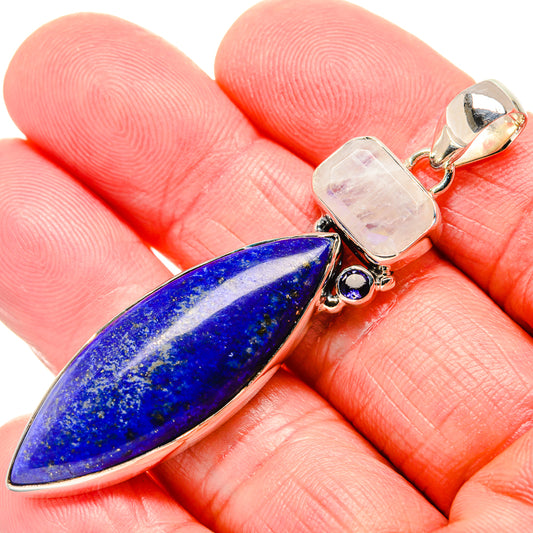 Lapis Lazuli Pendants handcrafted by Ana Silver Co - PD36028