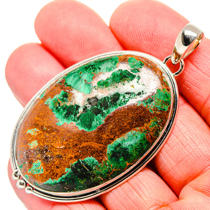 Malachite Pendants handcrafted by Ana Silver Co - PD36044