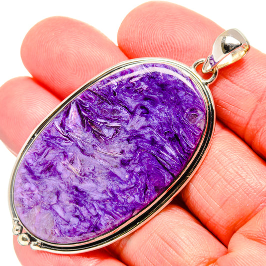 Charoite Pendants handcrafted by Ana Silver Co - PD36048