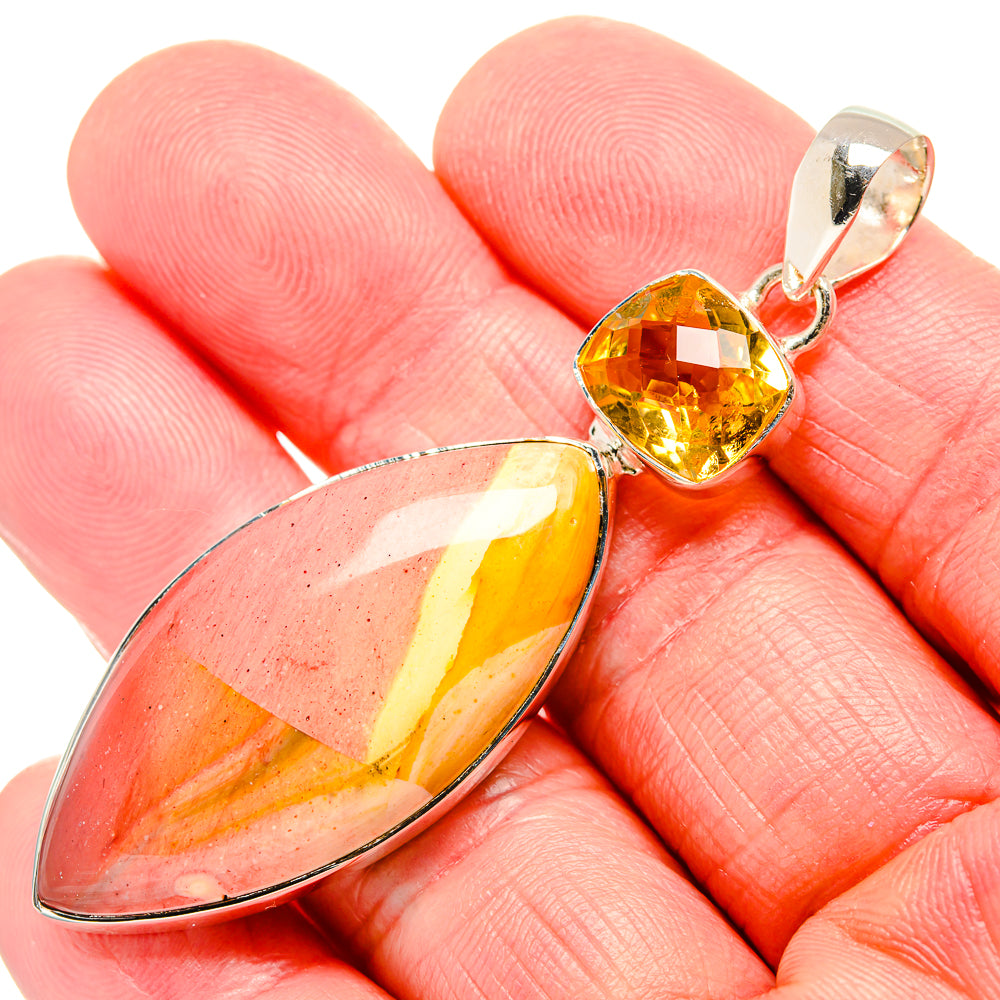 Mookaite Pendants handcrafted by Ana Silver Co - PD36049