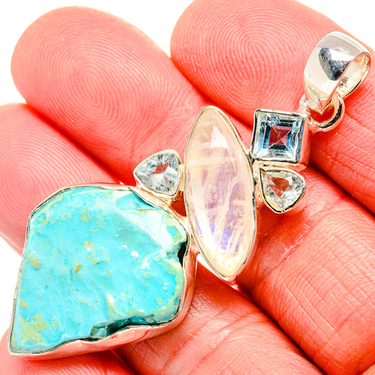 Larimar Pendants handcrafted by Ana Silver Co - PD36050