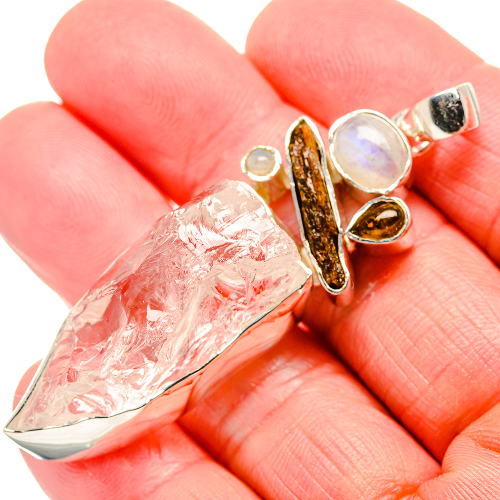 Rainbow Moonstone Pendants handcrafted by Ana Silver Co - PD36055