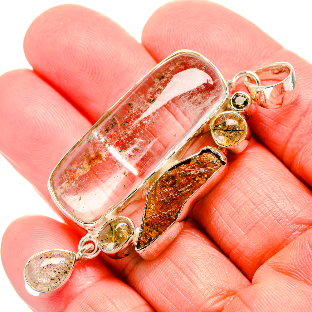 Garden Quartz Pendants handcrafted by Ana Silver Co - PD36058