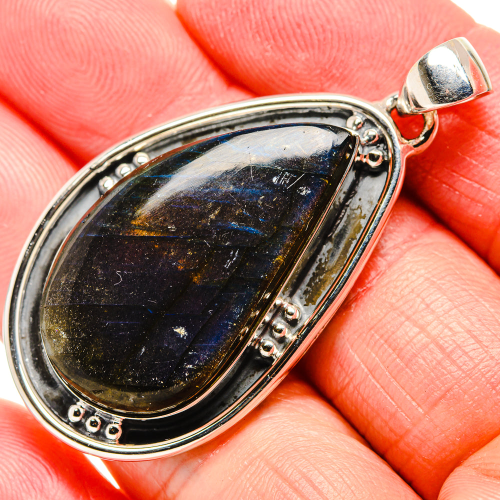 Labradorite Pendants handcrafted by Ana Silver Co - PD36061