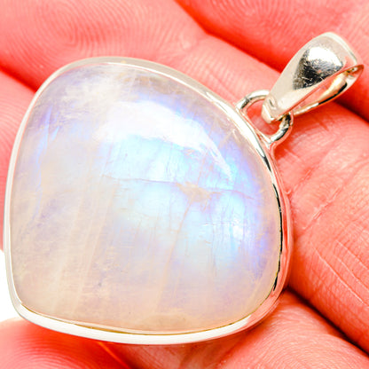 Rainbow Moonstone Pendants handcrafted by Ana Silver Co - PD36066