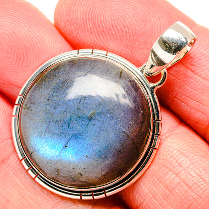 Labradorite Pendants handcrafted by Ana Silver Co - PD36067