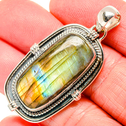 Labradorite Pendants handcrafted by Ana Silver Co - PD36069