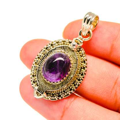 Amethyst Pendants handcrafted by Ana Silver Co - PD3607