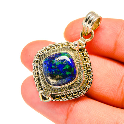 Azurite Pendants handcrafted by Ana Silver Co - PD3608