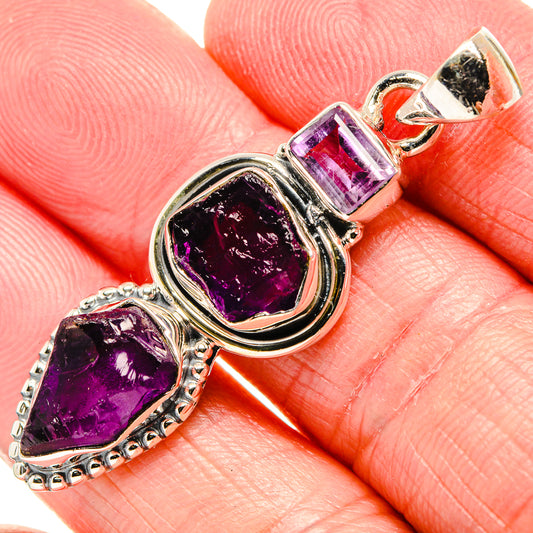 Amethyst Pendants handcrafted by Ana Silver Co - PD36082