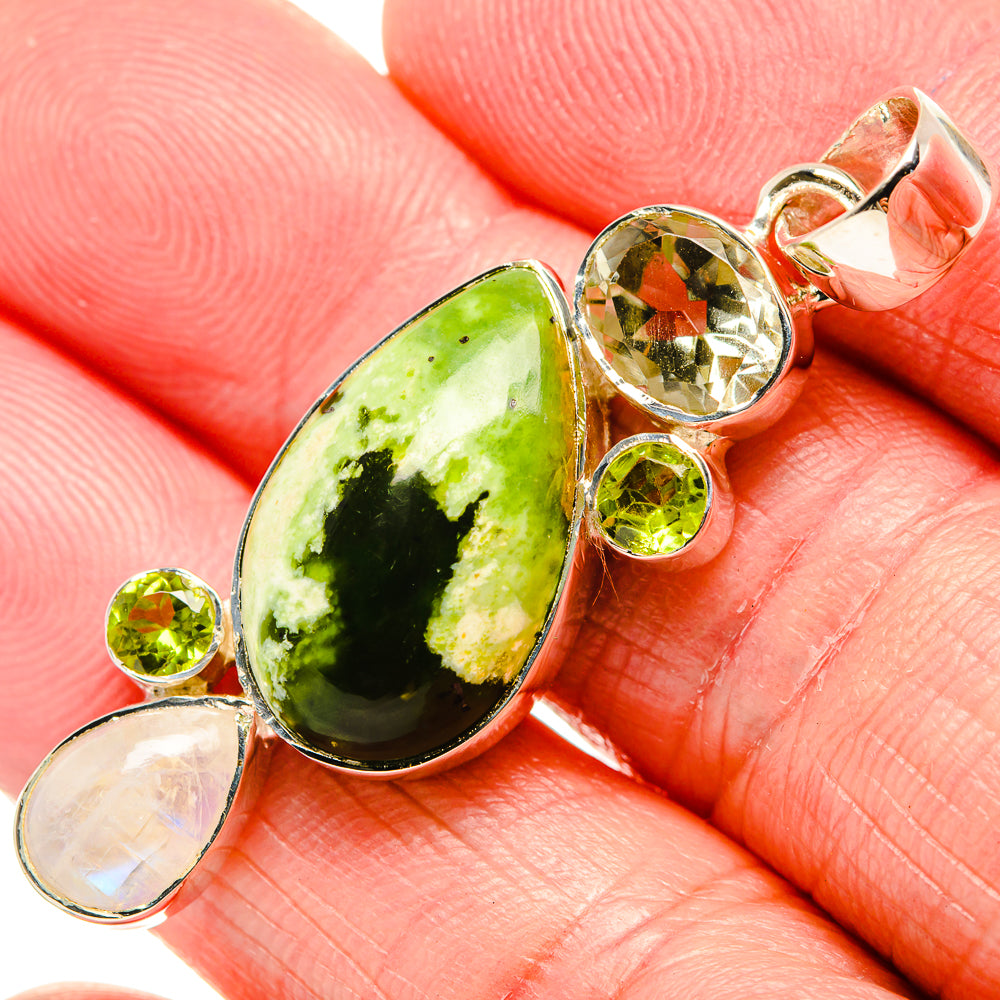 Rainforest Opal Pendants handcrafted by Ana Silver Co - PD36084