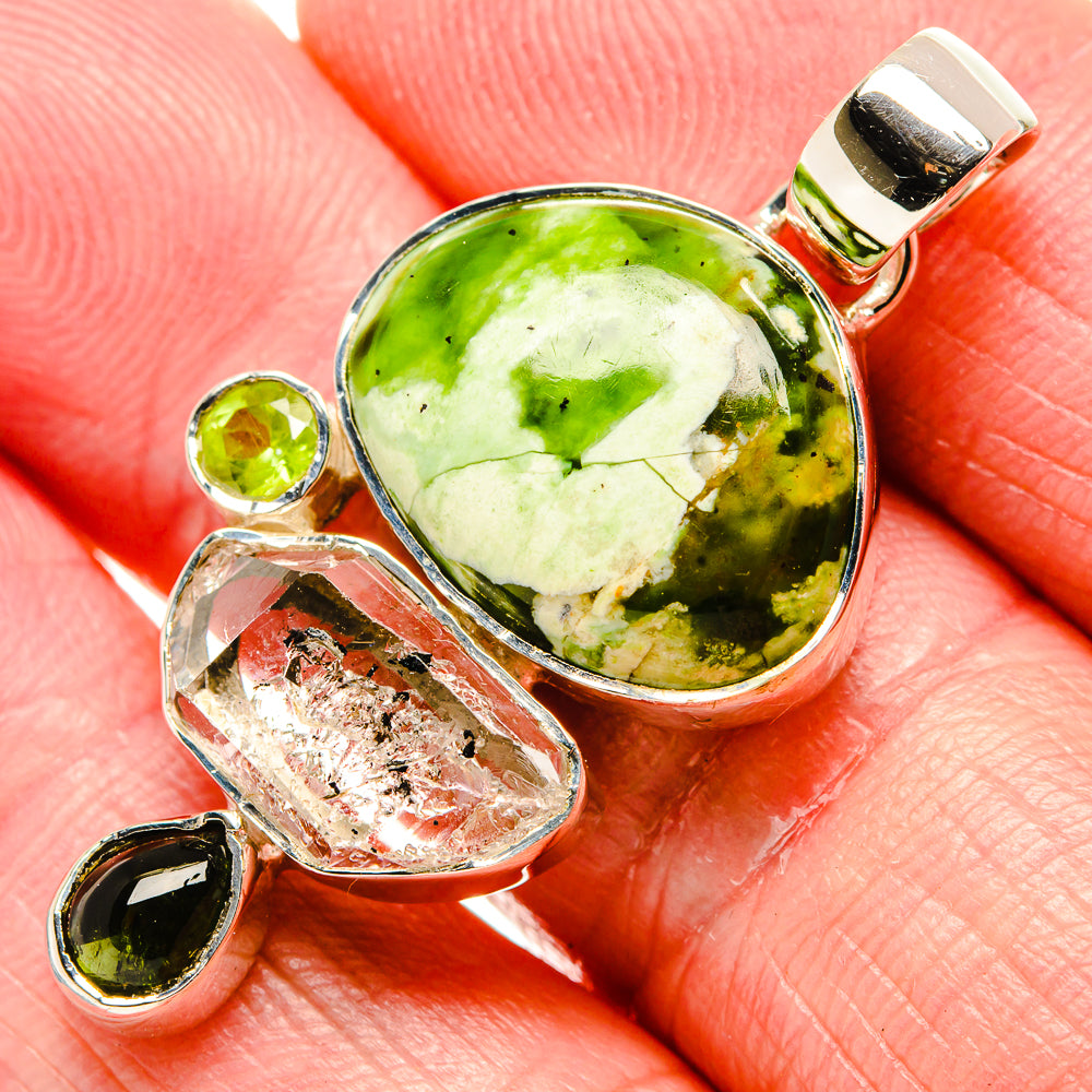 Rainforest Opal Pendants handcrafted by Ana Silver Co - PD36086