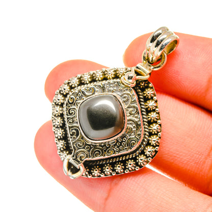 Hematite Pendants handcrafted by Ana Silver Co - PD3609