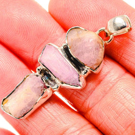 Kunzite Pendants handcrafted by Ana Silver Co - PD36094