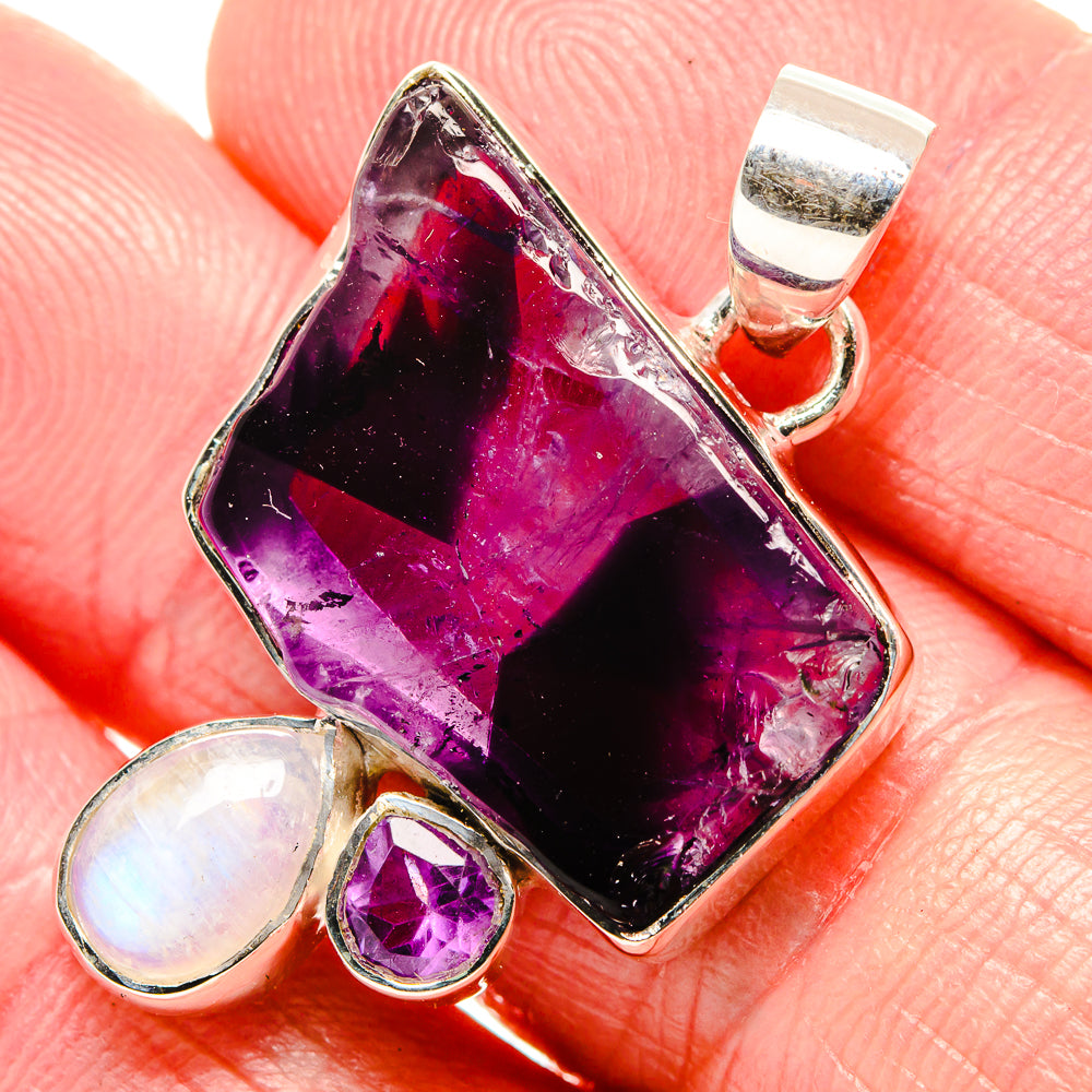 Amethyst Pendants handcrafted by Ana Silver Co - PD36099