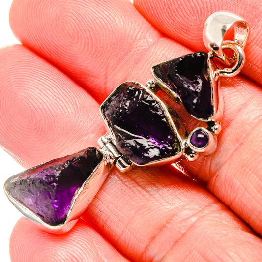 Amethyst Pendants handcrafted by Ana Silver Co - PD36112