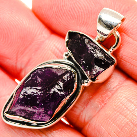 Amethyst Pendants handcrafted by Ana Silver Co - PD36116