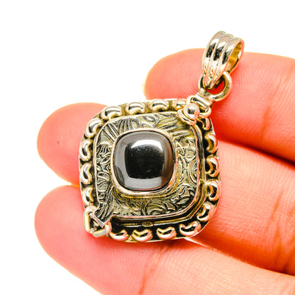 Hematite Pendants handcrafted by Ana Silver Co - PD3612