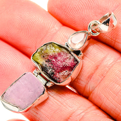Kunzite Pendants handcrafted by Ana Silver Co - PD36123