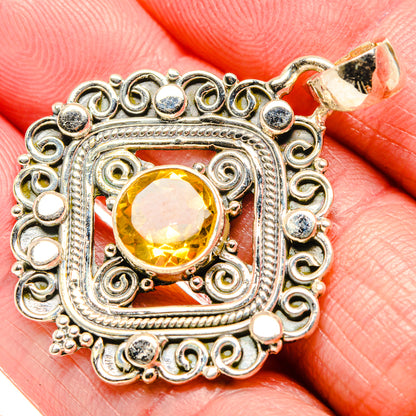 Citrine Pendants handcrafted by Ana Silver Co - PD36126