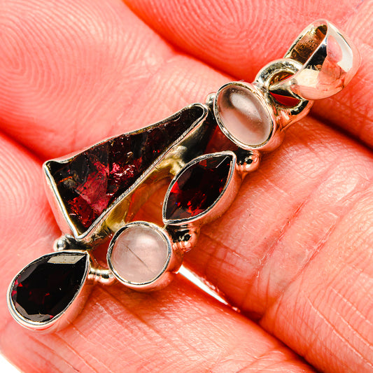 Garnet Pendants handcrafted by Ana Silver Co - PD36135