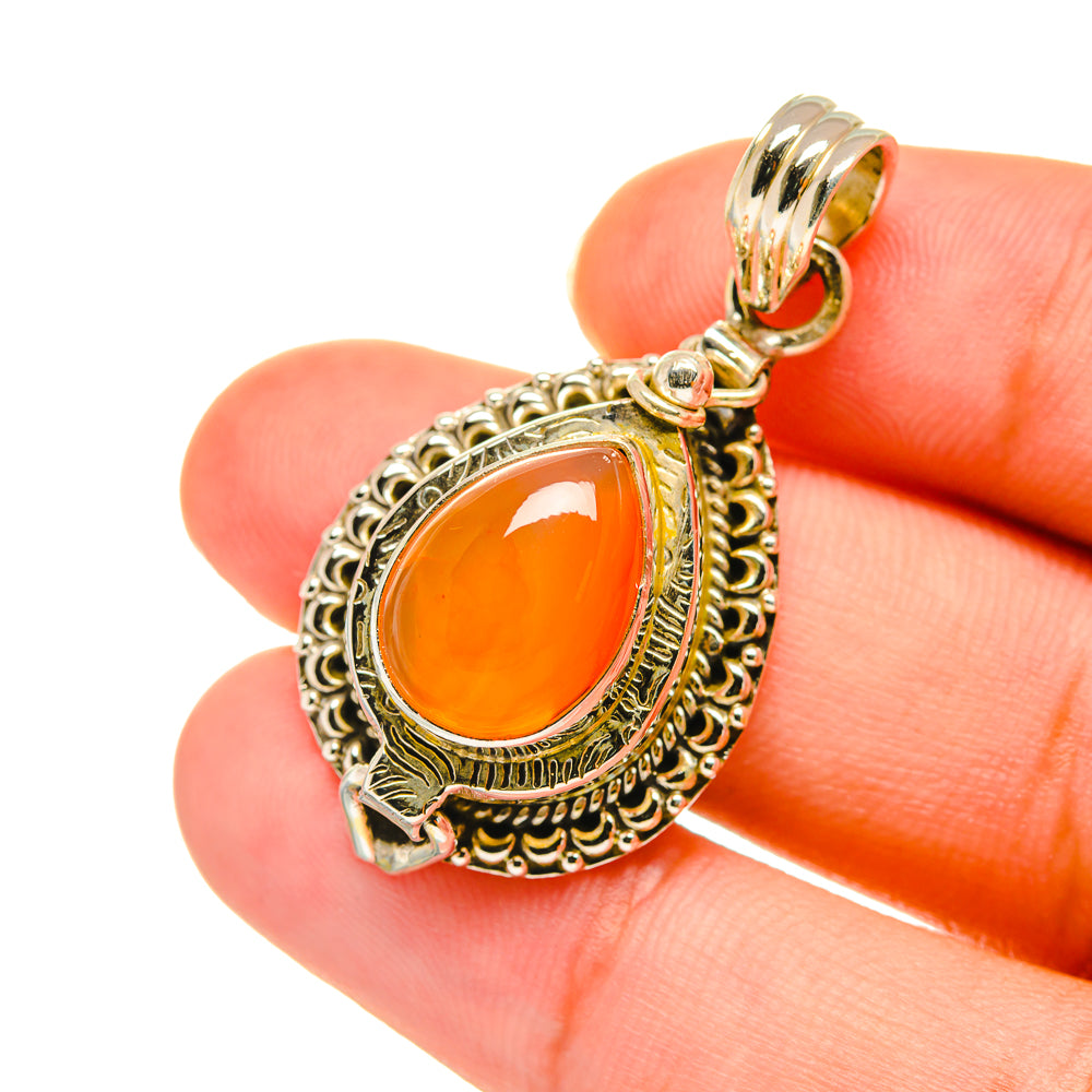 Carnelian Pendants handcrafted by Ana Silver Co - PD3614