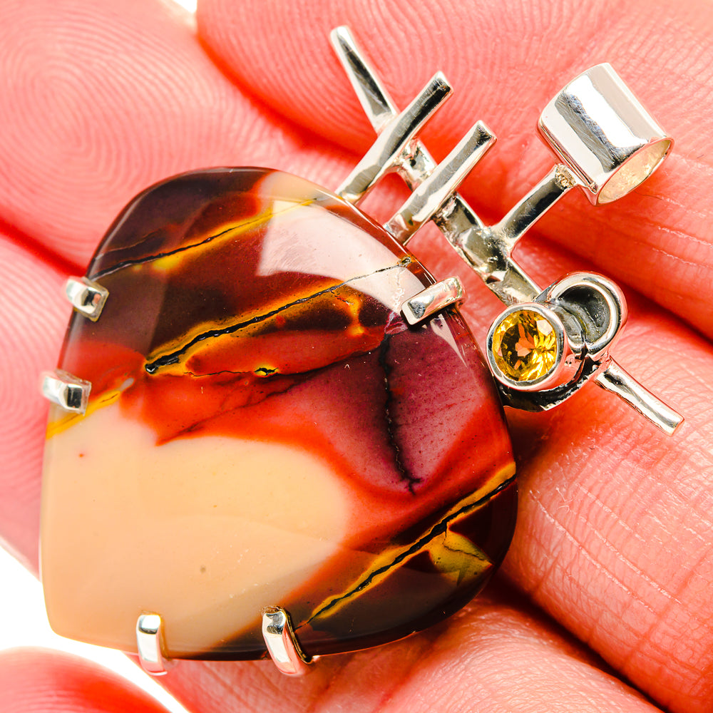Mookaite Pendants handcrafted by Ana Silver Co - PD36144
