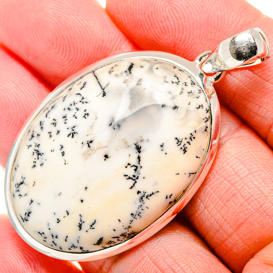 Dendritic Opal Pendants handcrafted by Ana Silver Co - PD36145