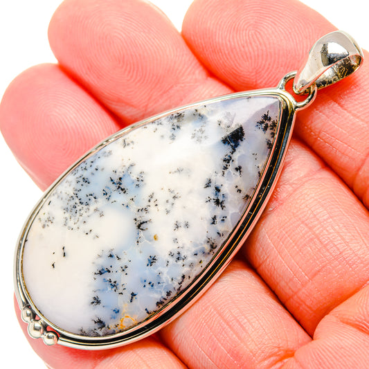 Dendritic Opal Pendants handcrafted by Ana Silver Co - PD36149