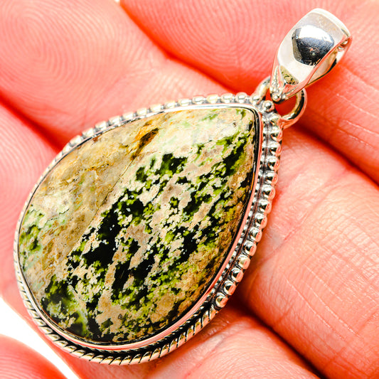Rainforest Jasper Pendants handcrafted by Ana Silver Co - PD36156