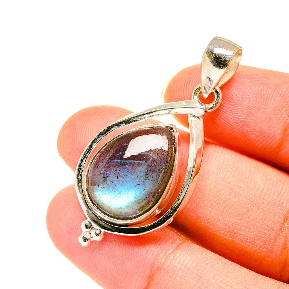 Labradorite Pendants handcrafted by Ana Silver Co - PD3616