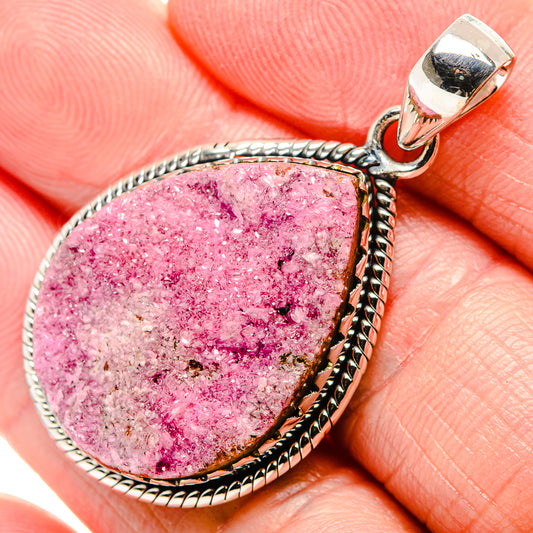 Pink Tourmaline Pendants handcrafted by Ana Silver Co - PD36162