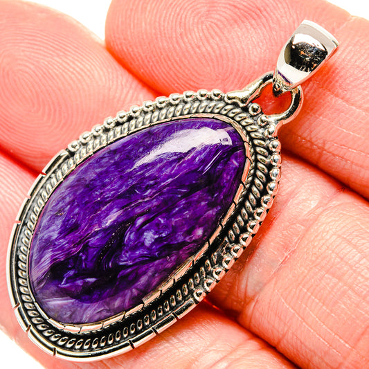 Charoite Pendants handcrafted by Ana Silver Co - PD36172