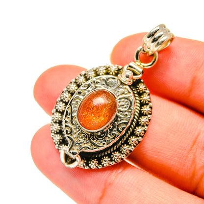 Sunstone Pendants handcrafted by Ana Silver Co - PD3620