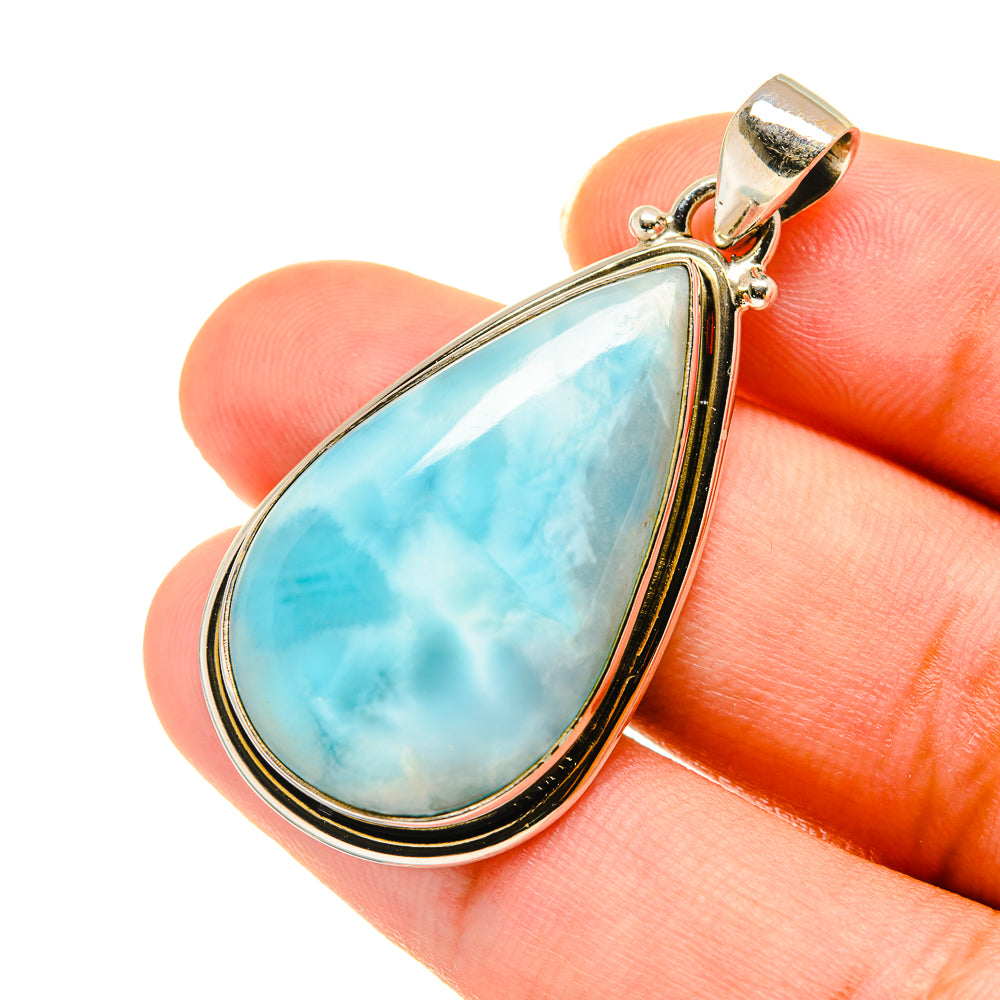 Larimar Pendants handcrafted by Ana Silver Co - PD3621