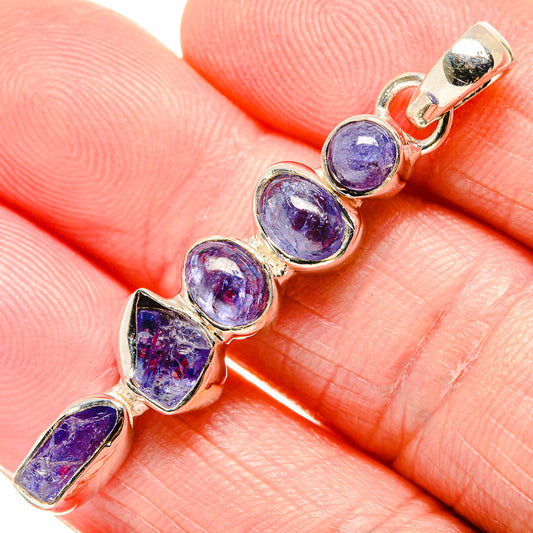 Tanzanite Pendants handcrafted by Ana Silver Co - PD36218