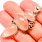 Rose Quartz, Garnet Pendants handcrafted by Ana Silver Co - PD36230