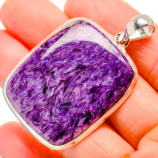 Charoite Pendants handcrafted by Ana Silver Co - PD36232