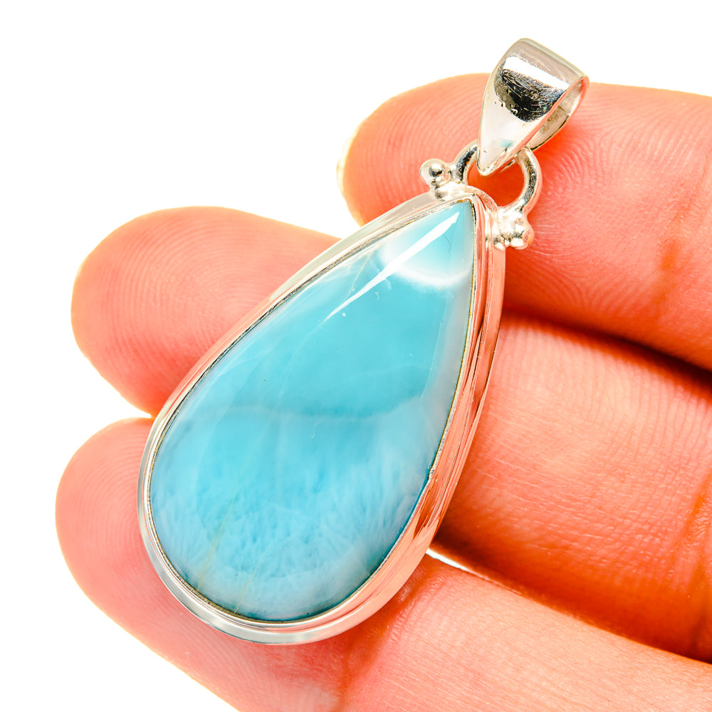 Larimar Pendants handcrafted by Ana Silver Co - PD3625